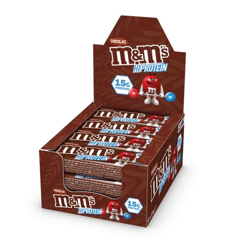 M&M'S CHOCOLATE PROTEIN BAR BOX - CHOCOLATE (12 BARS) - Supplements-Direct.co.uk