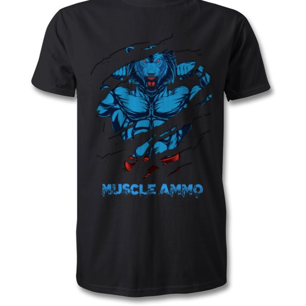 Muscle Ammo T-Shirt - Black - GymSupplements.co.uk