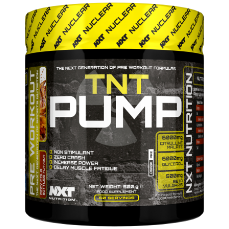 NXT NUTRITION TNT NUCLEAR PUMP 500G - Supplements-Direct.co.uk