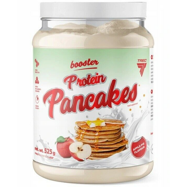 Trec Nutrition Booster Protein Pancakes Apple-Pie - 525g - GymSupplements.co.uk