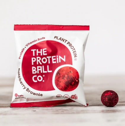 The Protein Ball Co - Plant Protein - Raspberry Brownie