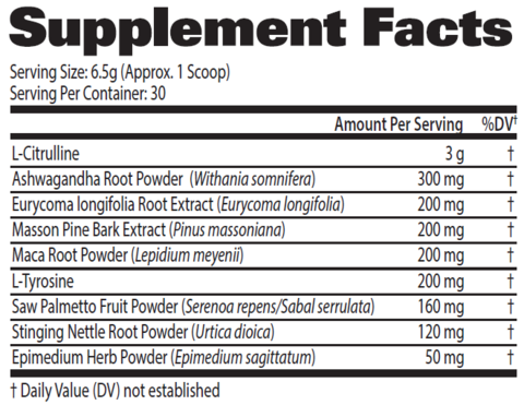 GAT Libido Boost Powder - Male Performance Formula for Enhanced Vitality - Gymsupplements.co.uk