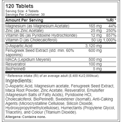 EVLution Nutrition - EVL Test - 120 tablets - Supplements-Direct.co.uk