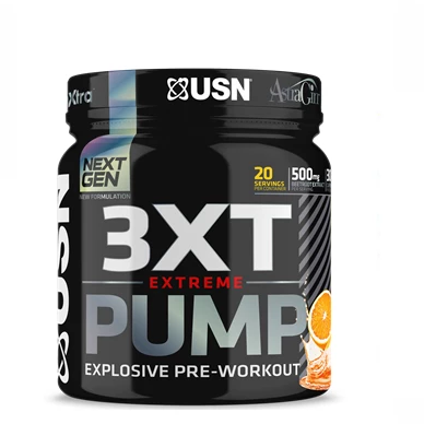 USN 3XT Pump Pre Workout 420g - GymSupplements.co.uk
